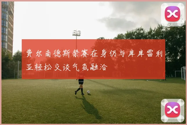 费尔南德斯禁赛在身仍与库库雷利亚轻松交谈气氛融洽